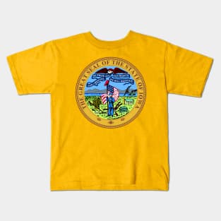 State of Iowa Kids T-Shirt